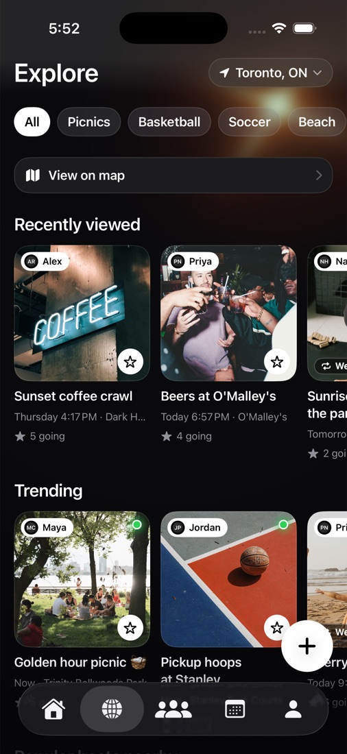 Explore nearby